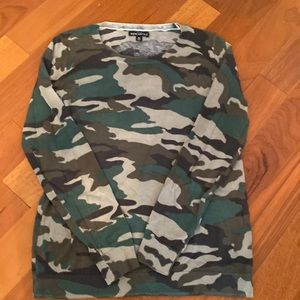 J.Crew Camouflage Crewneck Sweater